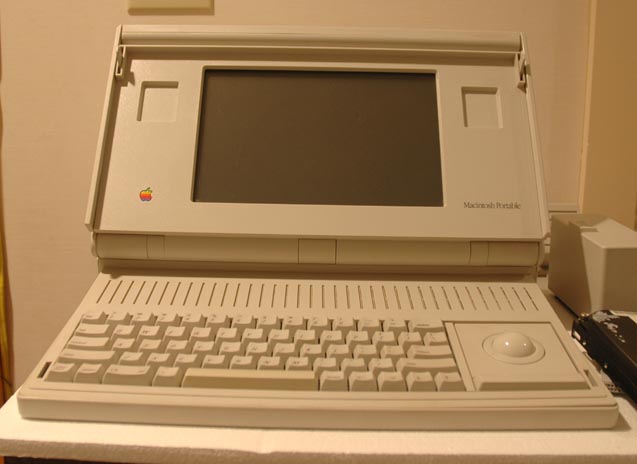 Apple Laptop Macintosh Portable Computer Debut 1989